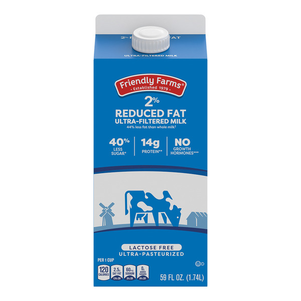 Friendly Farms 2% Ultra-Filtered Milk