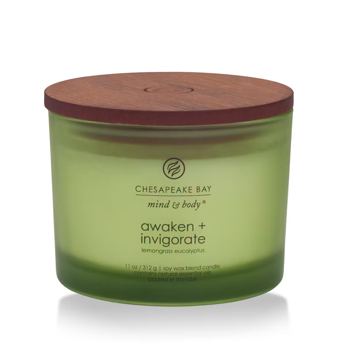 Awaken + Invigorate Lemongrass Eucalyptus 3-Wick Coffee Table Jar