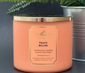 Bath & Body Works Peach Bellini Candle