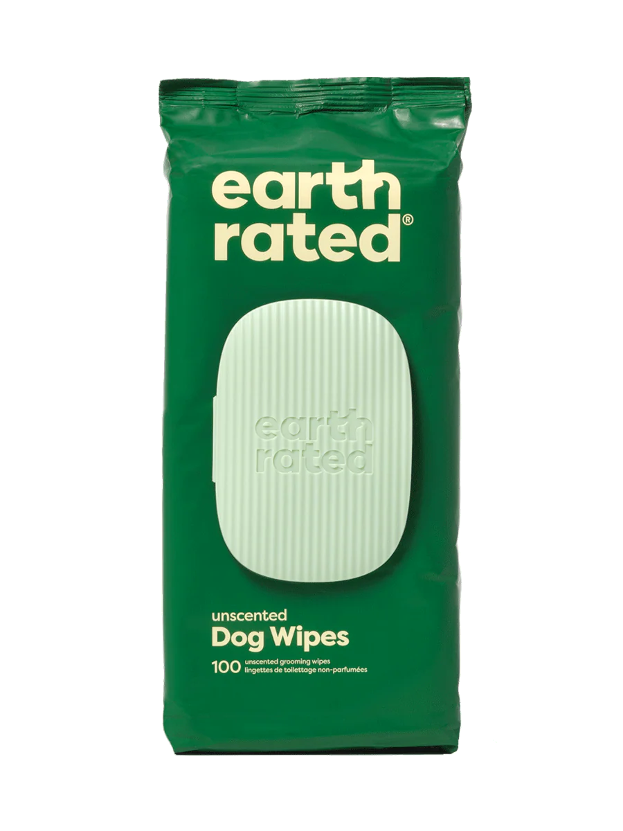 Earth Rated Unscented Dog Grooming Wipes