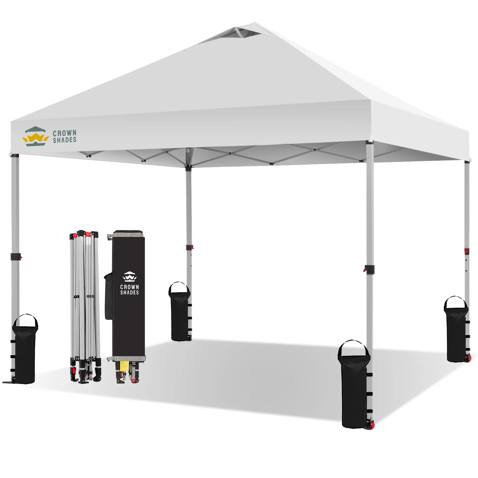 CROWN SHADES One-Push 10 x 10 Pop Up Canopy